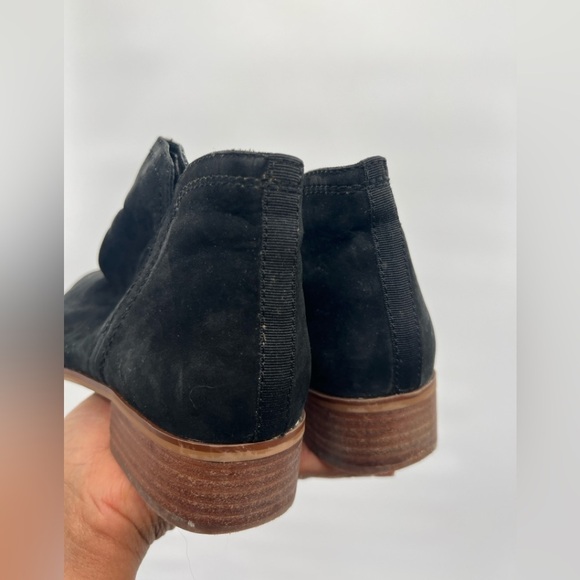 Aldo black faux leather pull on boots shoes size 10 - Picture 3 of 11